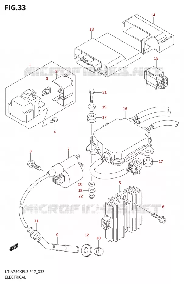 ELECTRICAL (LT-A750XPL2 P24) Suzuki QUAD 750 KINGQUAD 2012  LT-A750XP L2/LT-A750XPZ L2 (P17,P24)