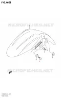 FRONT FENDER (L0) for Suzuki GSR 600 2006