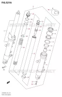 FRONT FORK DAMPER (K6,K7) for Suzuki GSR 600 2006