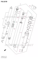 FRONT FORK DAMPER (K8,K9,L0) for Suzuki GSR 600 2006