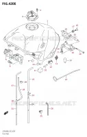FUEL TANK (L0) for Suzuki GSR 600 2006