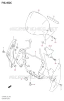 HEADLIGHT COVERK9) for Suzuki GSR 600 2006