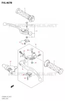 LEVERS   HANDGRIPS for Suzuki GSR 600 2006