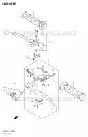 LEVERS   HANDGRIPS,K8,K9) for Suzuki GSR 600 2006