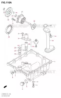 OIL PAN   OIL PUMP for Suzuki GSR 600 2006