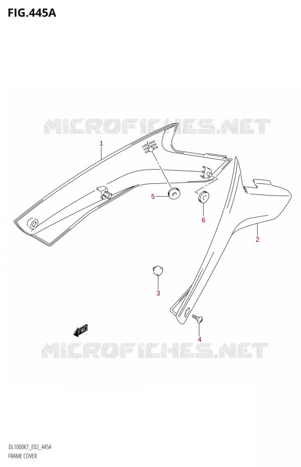 FAIRING Suzuki MOTO 1000 V-STROM 2009  DL1000 K9 (E02,E19,E24)