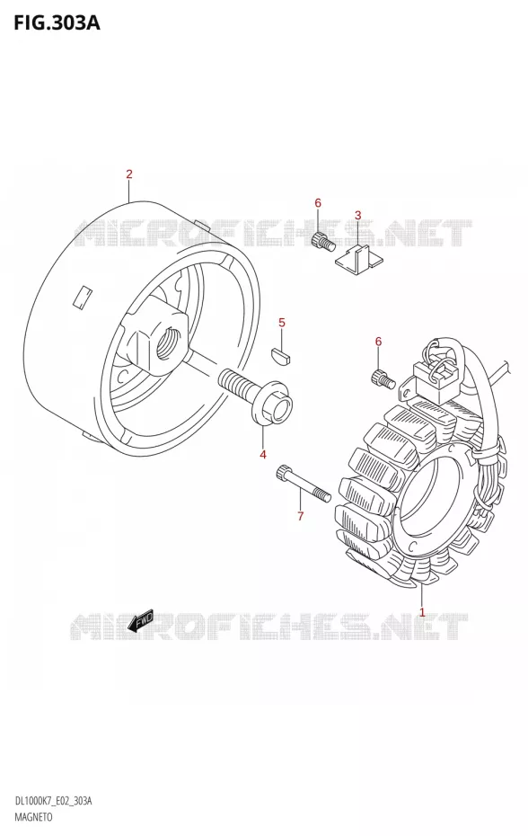 IGNITION Suzuki MOTO 1000 V-STROM 2007  DL1000 K7 (E02,E19,E24,E37)