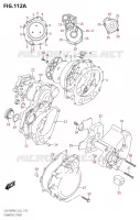 CRANKCASE COVER for Suzuki HAYABUSA 1300 2013