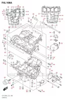 CRANKCASE for Suzuki HAYABUSA 1300 2013