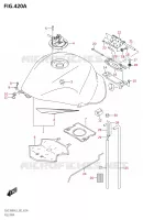 FUEL TANK (GSX1300RA:L3:E02) for Suzuki HAYABUSA 1300 2013