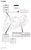 LABEL (GSX1300RA:L3:E02) for Suzuki HAYABUSA 1300 2013