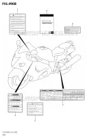 LABEL (GSX1300RA:L3:E19) for Suzuki HAYABUSA 1300 2013