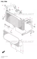 OIL COOLER for Suzuki HAYABUSA 1300 2013