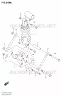 SHOCK ABSORBER LINKAGE1300RA:L3:E02) for Suzuki HAYABUSA 1300 2013