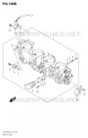 THROTTLE BODY (GSX1300RA:L3:E19) for Suzuki HAYABUSA 1300 2013