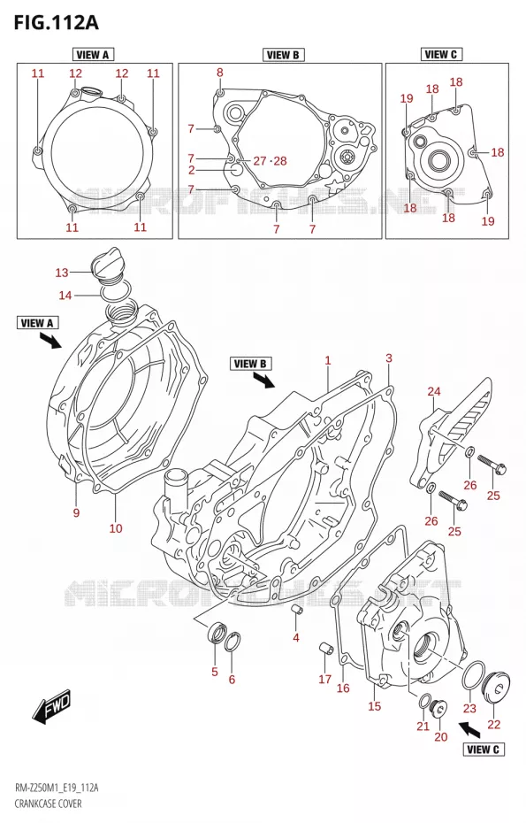CASING Suzuki MOTO 450 RM-Z 2021  RM-Z450 M1 (E19)