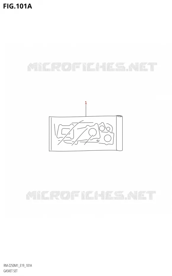 GASKET SET Suzuki MOTO 85 RM 2021  RM85L M1 (E19)