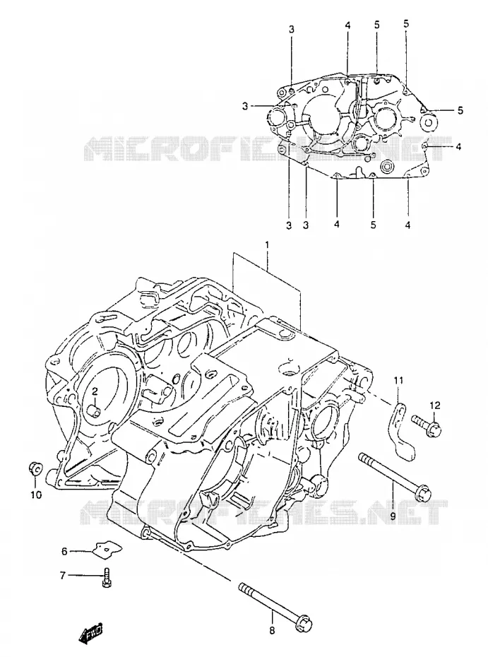 CASING Suzuki MOTO 125 MARAUDER 2000  GZ125CY(W/X/Y)