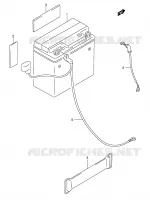 BATTERY for Suzuki MARAUDER 125 2003