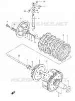 CLUTCH for Suzuki MARAUDER 125 2003
