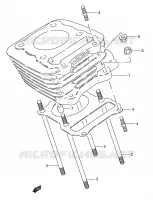 CYLINDER for Suzuki MARAUDER 125 2003
