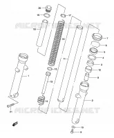 FRONT FORK for Suzuki MARAUDER 125 2003
