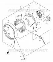 PHARE (MODEL K3 P02) for Suzuki MARAUDER 125 2003