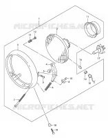 PHARE (MODELE K3 P19) for Suzuki MARAUDER 125 2003