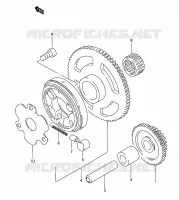 STARTER MOTOR CLUTCH for Suzuki MARAUDER 125 2003