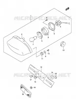 TAIL LIGHT ASSY for Suzuki MARAUDER 125 2003