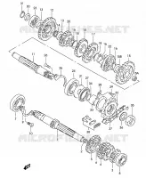 TRANSMISSION for Suzuki MARAUDER 125 2003