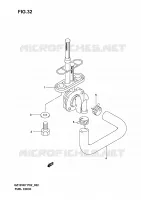 FUEL COCK (MODEL K3 /​ K4 /​ K5 /​ K6) for Suzuki MARAUDER 125 2004