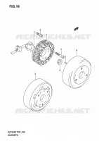 MAGNETO (MODEL K3 /​ K4 /​ K5 /​ K6) for Suzuki MARAUDER 125 2004