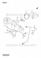 COMPTEUR (MODEL K3 /​ K4 /​ K5 /​ K6) for Suzuki MARAUDER 125 2004