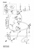 WIRING HARNESS (MODEL K3 /​ K4 /​ K5 /​ K6) for Suzuki MARAUDER 125 2004