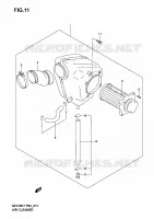 AIR FILTER for Suzuki MARAUDER 125 2004