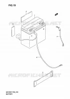 BATTERY for Suzuki MARAUDER 125 2004