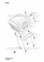 CYLINDER for Suzuki MARAUDER 125 2004