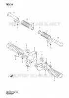 FOOTREST for Suzuki MARAUDER 125 2004