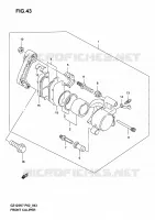 FRONT CALIPER for Suzuki MARAUDER 125 2004