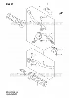 HANDGRIPS   LEVERS  for Suzuki MARAUDER 125 2004