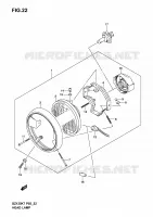 PHARE ( P02) for Suzuki MARAUDER 125 2004