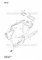 REAR FAIRING for Suzuki MARAUDER 125 2004