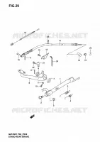 STAND   REAR BRAKE PEDAL for Suzuki MARAUDER 125 2004