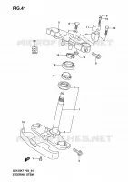 STEERING COLUMN for Suzuki MARAUDER 125 2004
