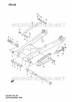 SWINGARM for Suzuki MARAUDER 125 2004