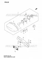 TAIL LIGHT ASSY for Suzuki MARAUDER 125 2004
