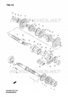 TRANSMISSION for Suzuki MARAUDER 125 2004