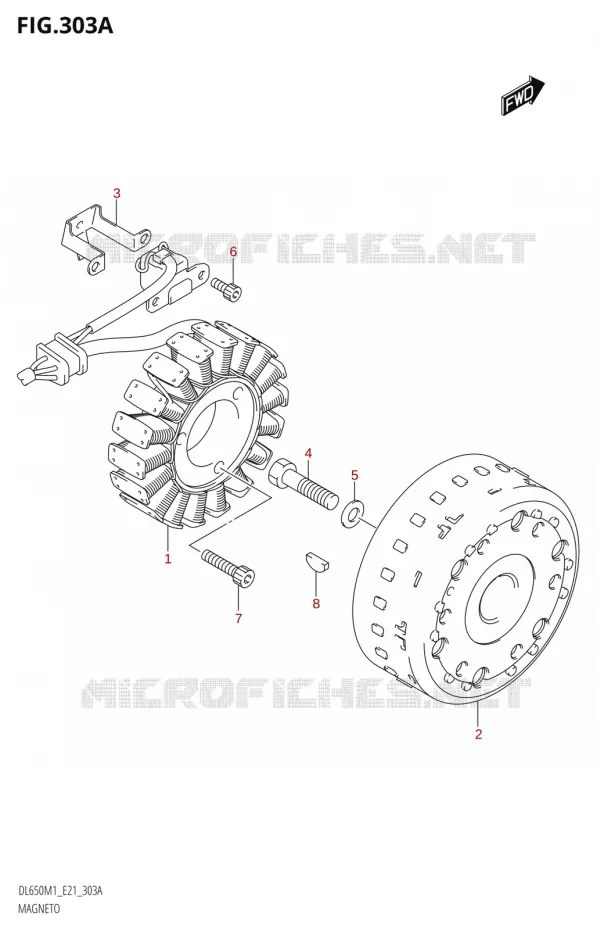 IGNITION Suzuki MOTO 650 V-STROM 2021  DL650A M1