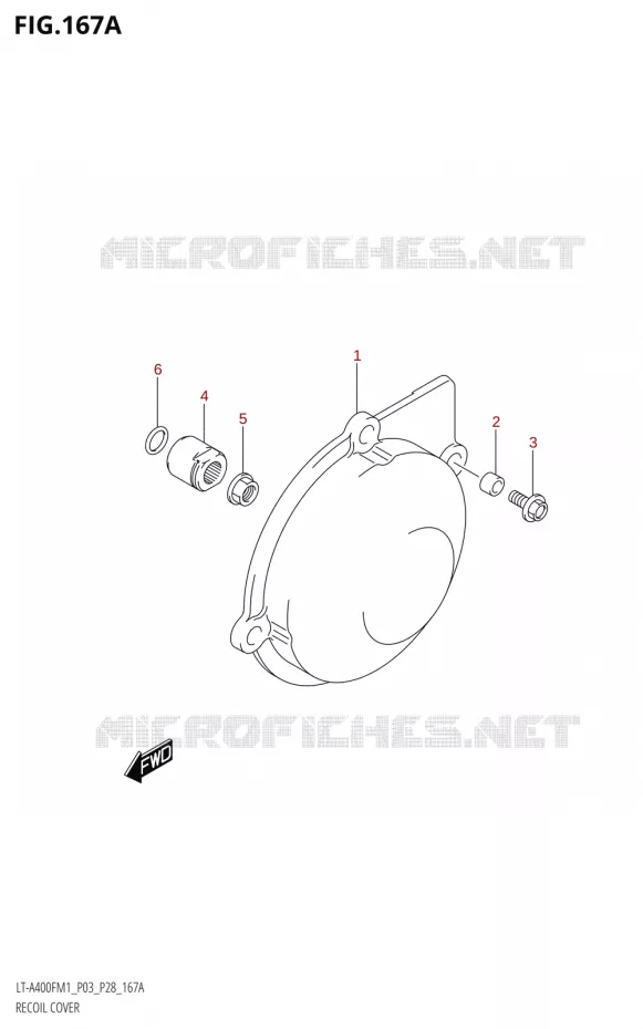 ALTERNATOR COVER Suzuki QUAD 400 KINGQUAD 2021  LT-A400F M1 (P03)